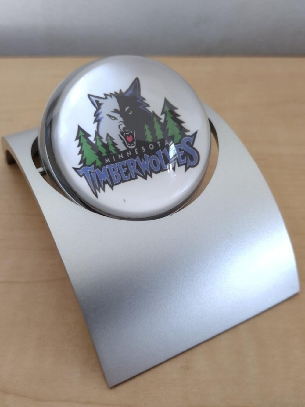 Howard Miller Desk Clock Orbital Time 645-599 Timberwolves Sports Teams